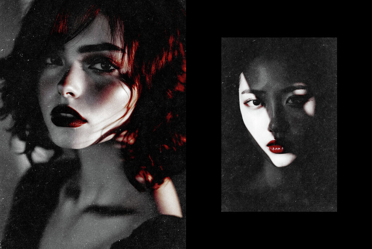 Vintage Noir Photo Effect 5