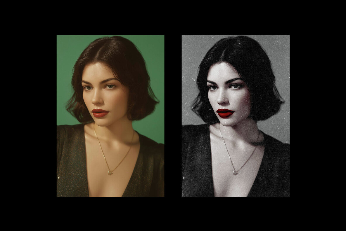 Vintage Noir Photo Effect 6