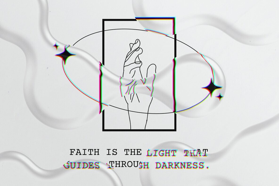 Glass Morphism Text Effects 4