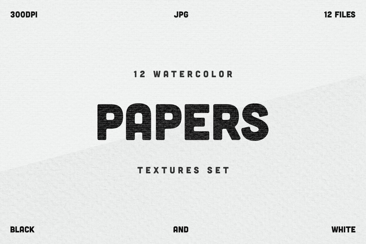 Watercolor Paper Textures Collection 1