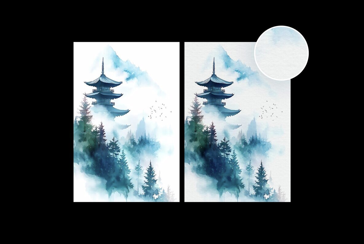 Watercolor Paper Textures Collection 7