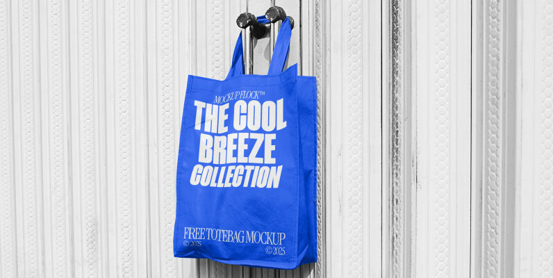 C and B Tote Bag 07 Mockup