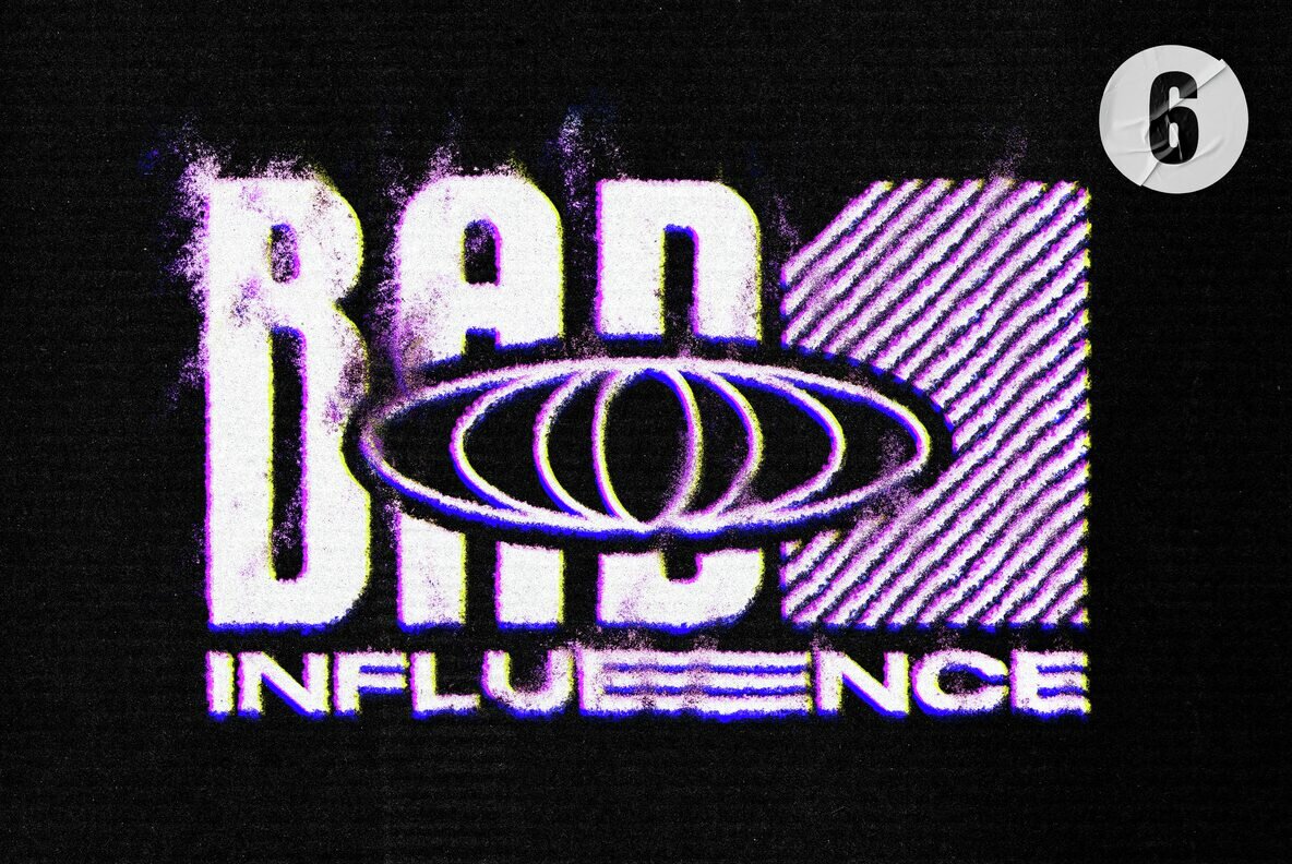 Glitch Distort Text and Logo Effect 8