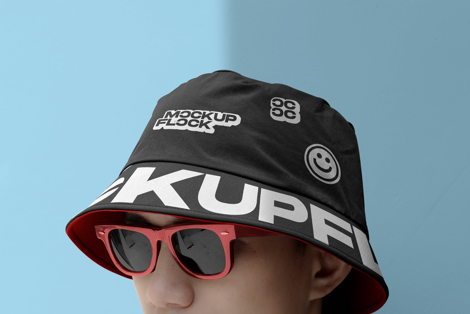 C B Bucket Hat Mockup 2