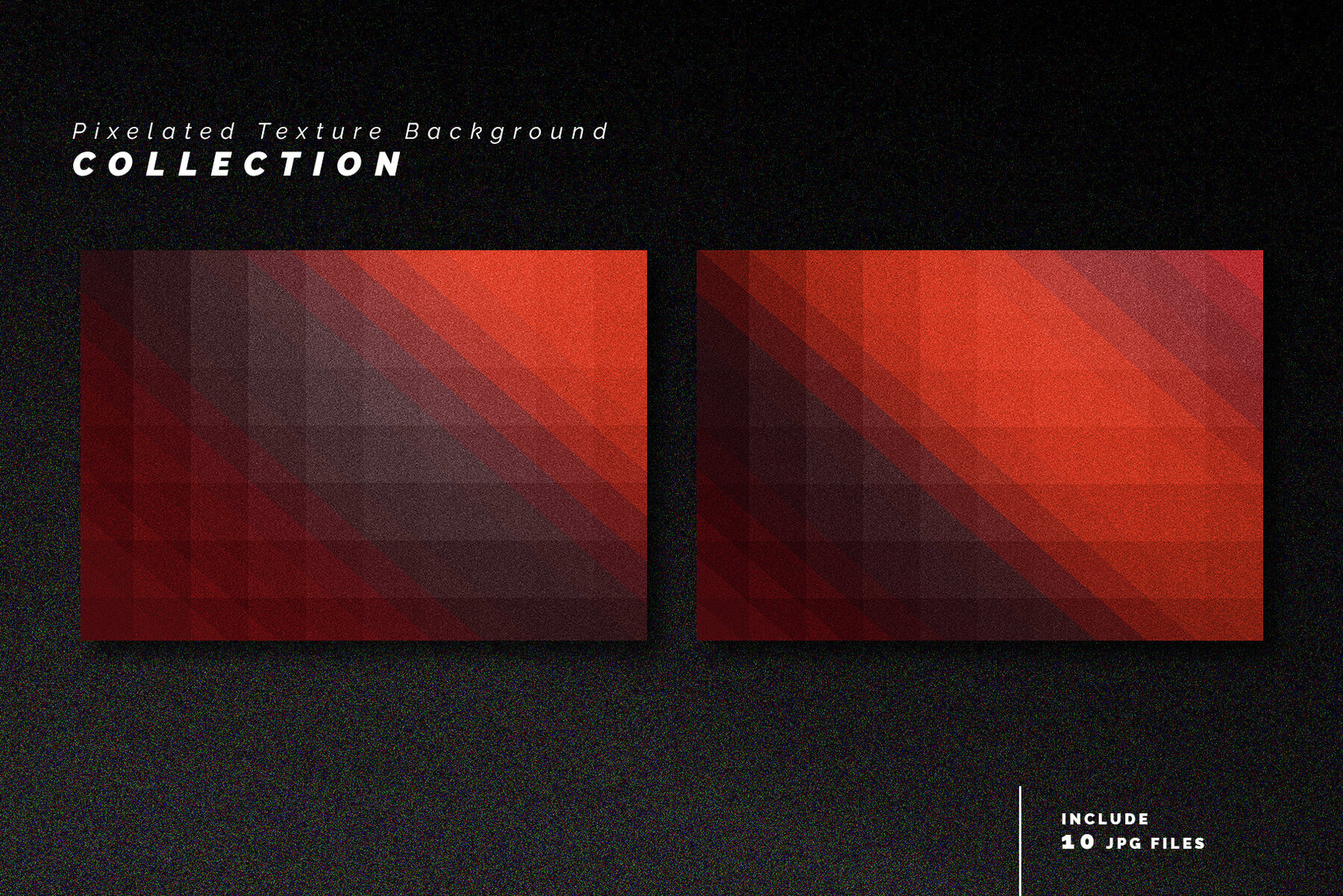 Carmine Pixelated Texture Background 2