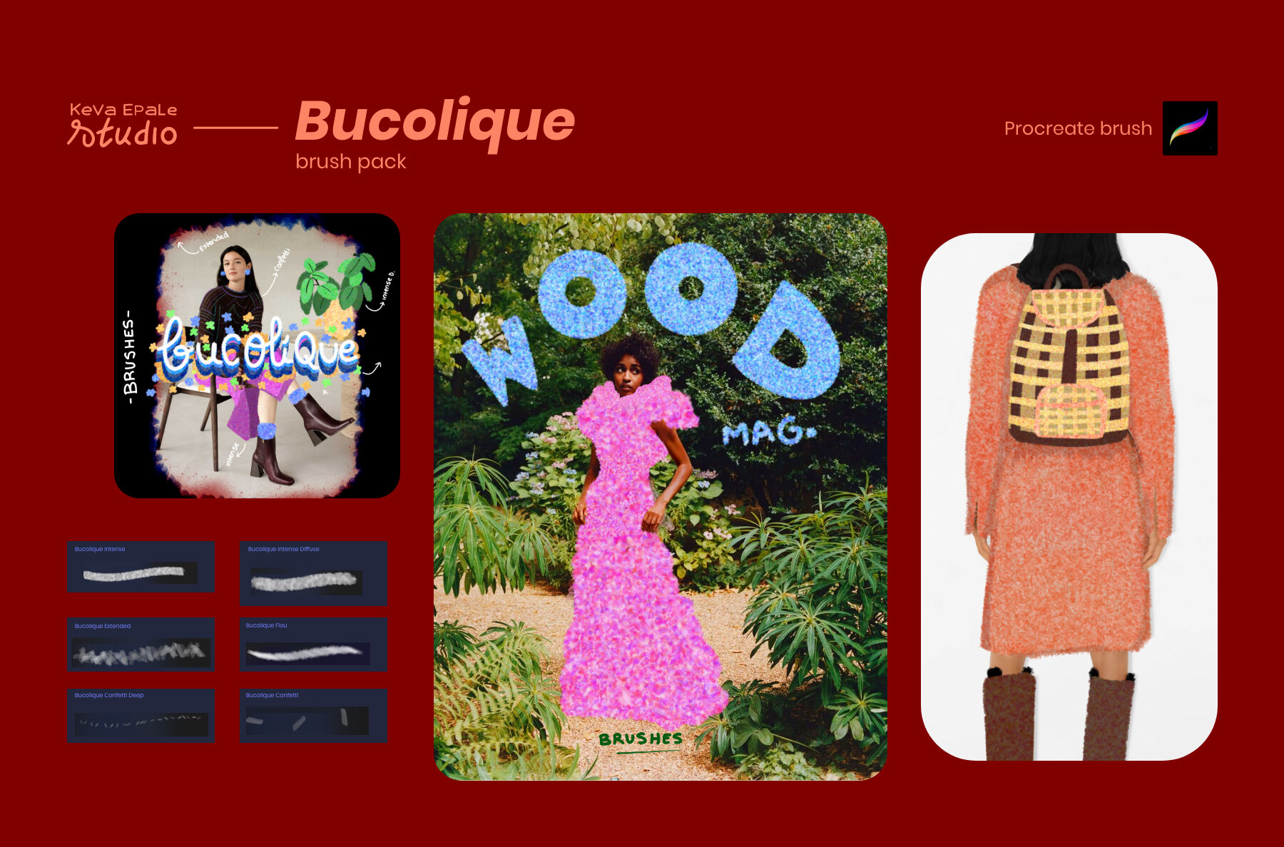 Bucolique     Procreate Brush Pack 4