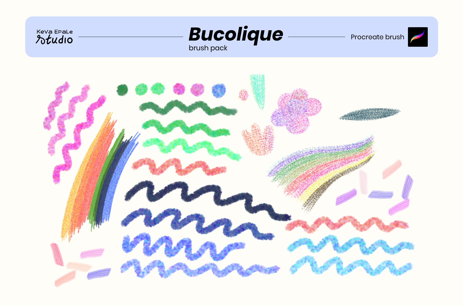 Bucolique     Procreate Brush Pack 5