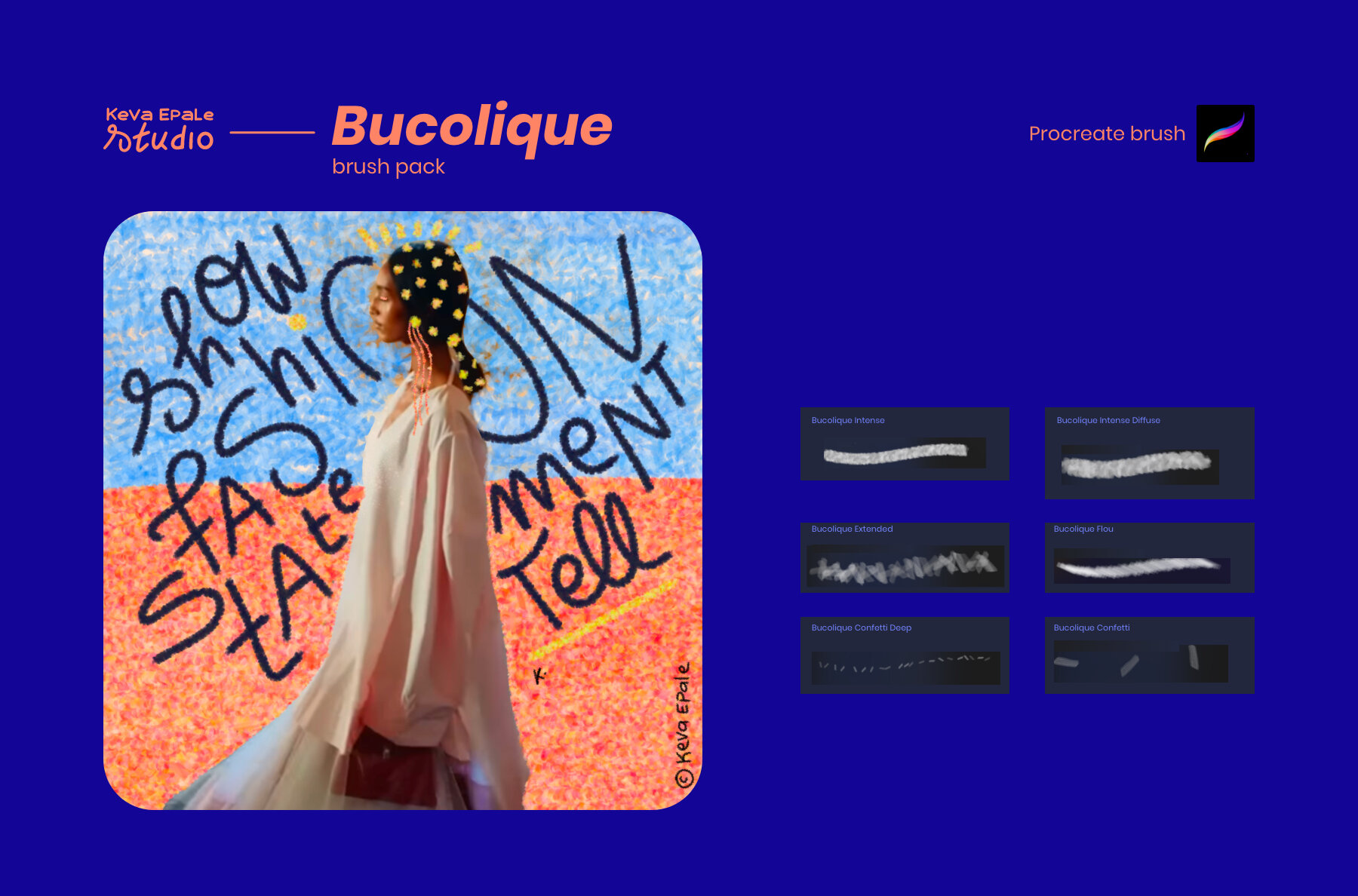 Bucolique     Procreate Brush Pack 8