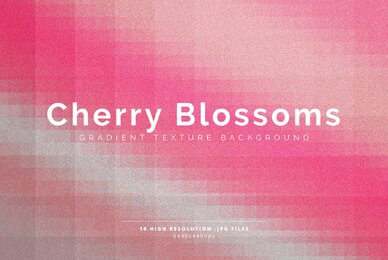 Cherry Blossoms Gradient Texture Background
