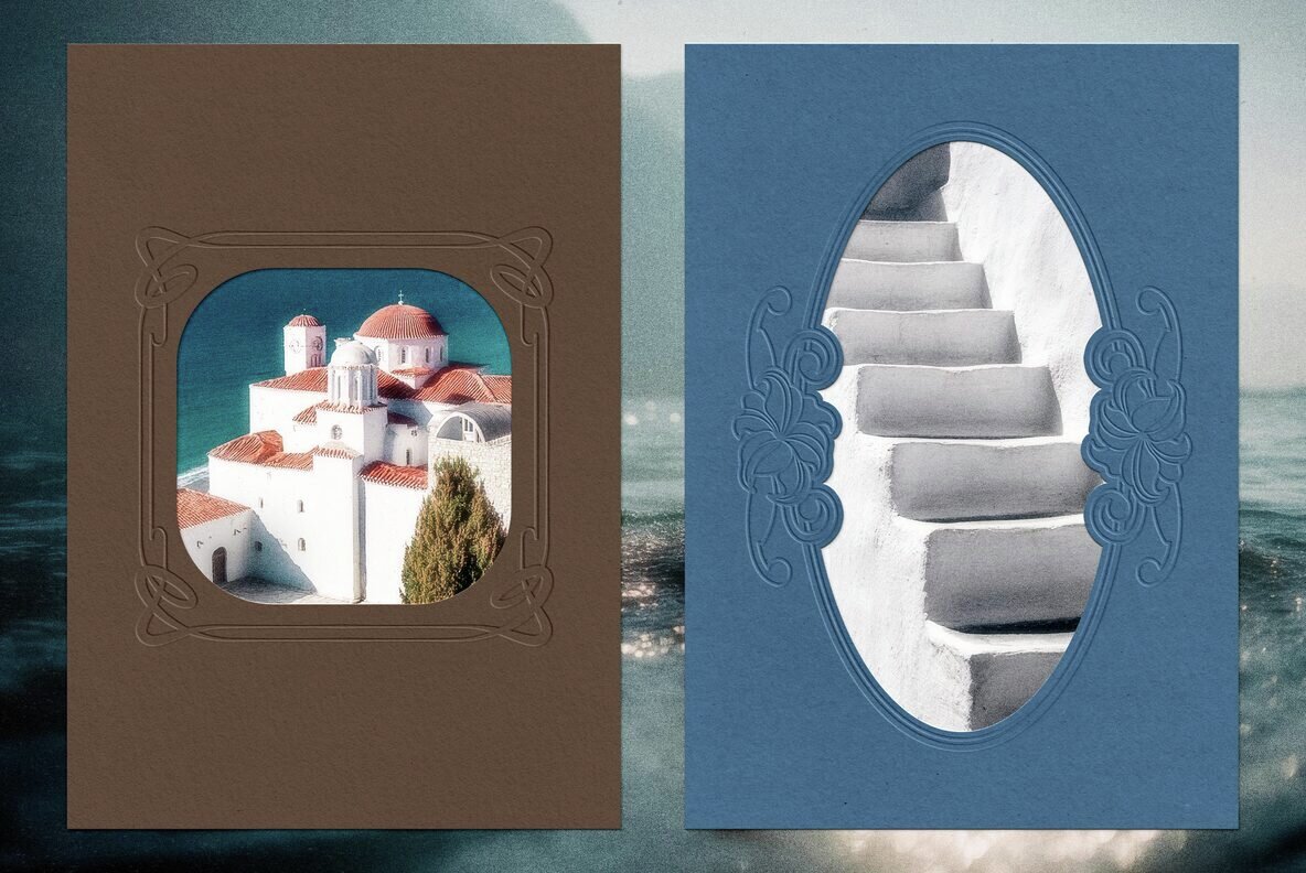 Art Nouveau Papers and Frames 7