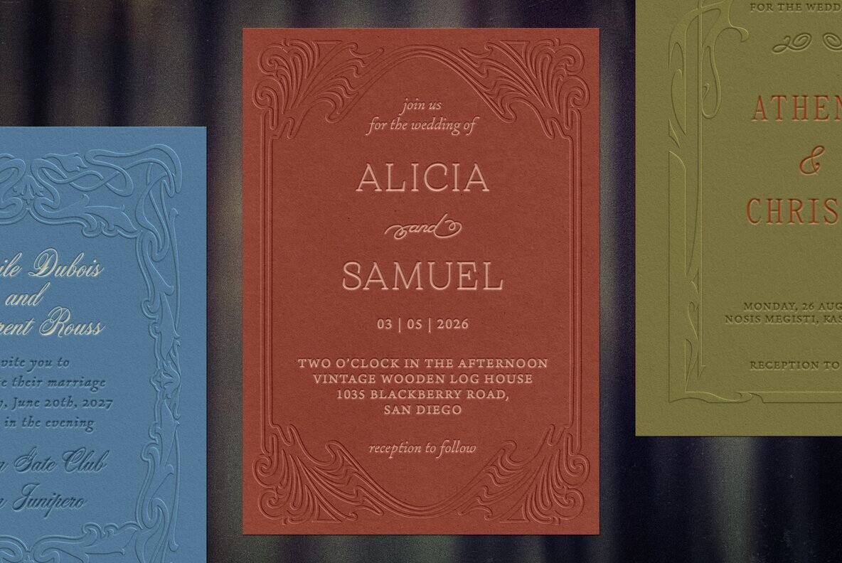 Art Nouveau Papers and Frames 11