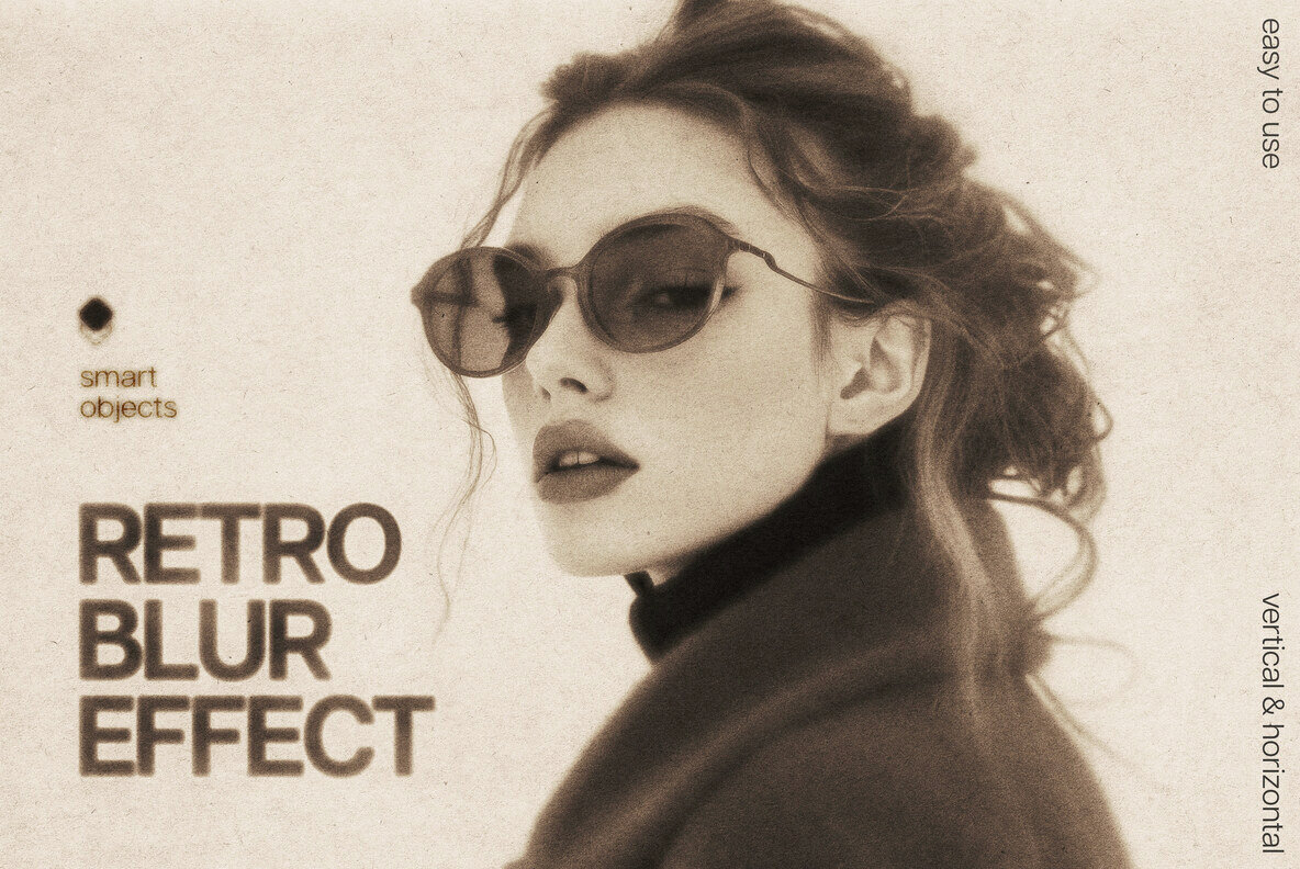 Retro Blur Photo Effect 1