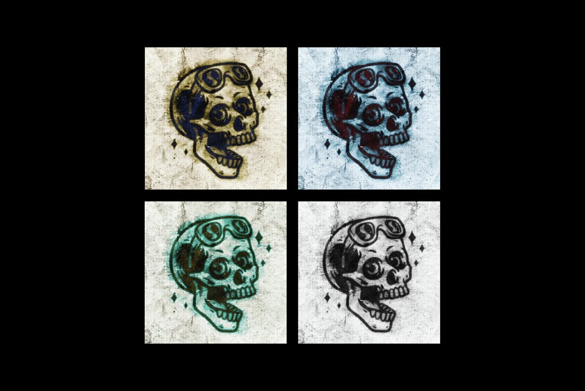 Distressed Misprint Text Effect 2