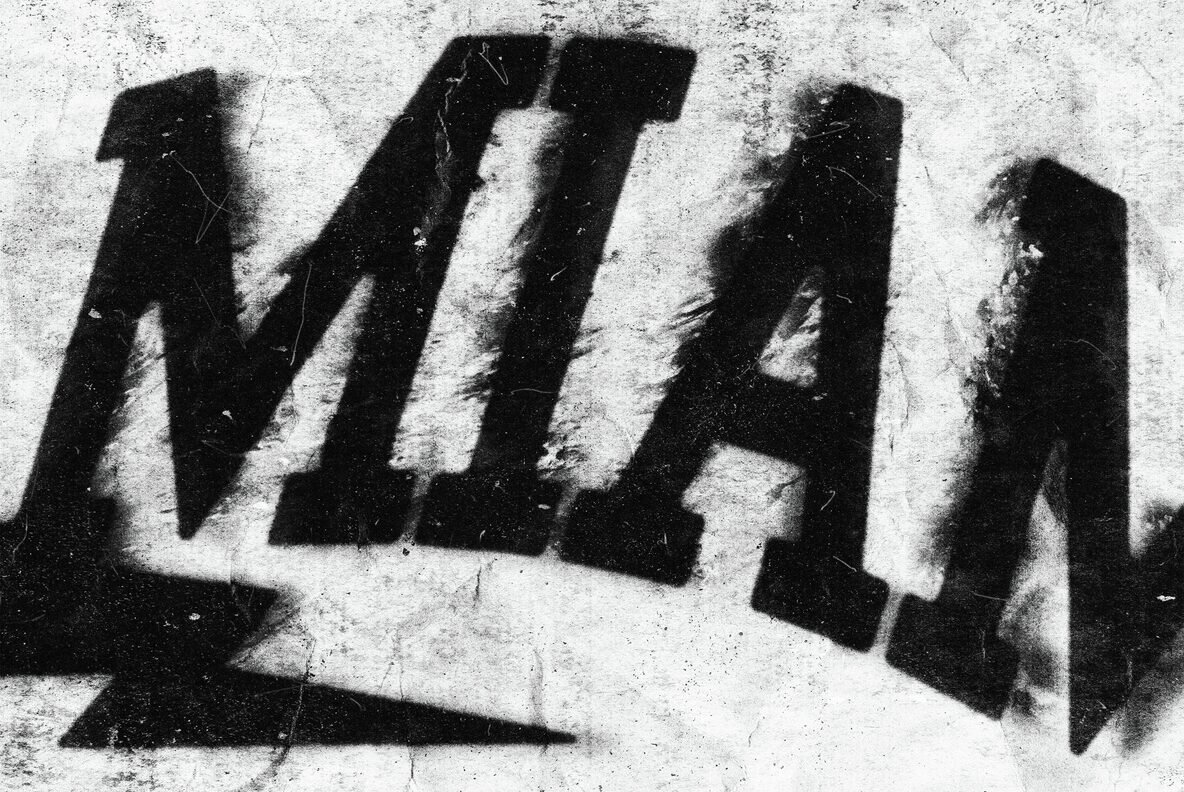Distressed Misprint Text Effect 4