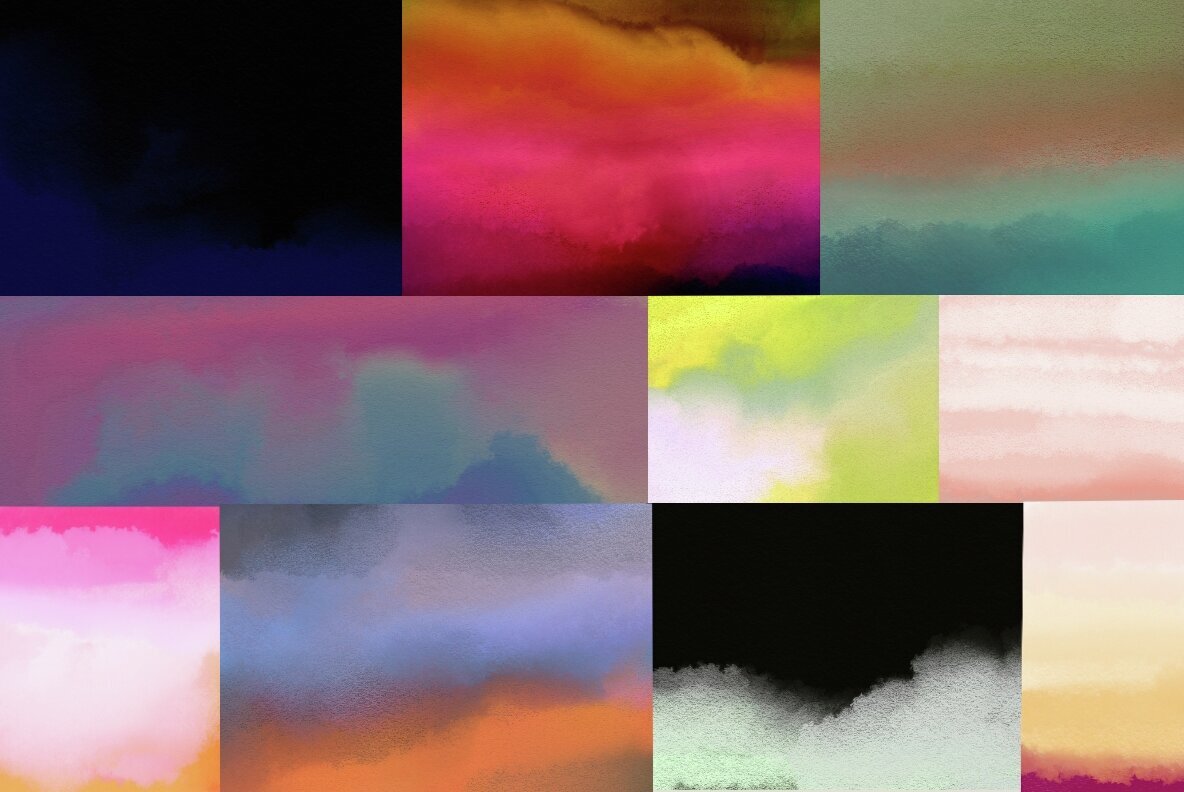 60 Watercolor Abstract Backgrounds 3