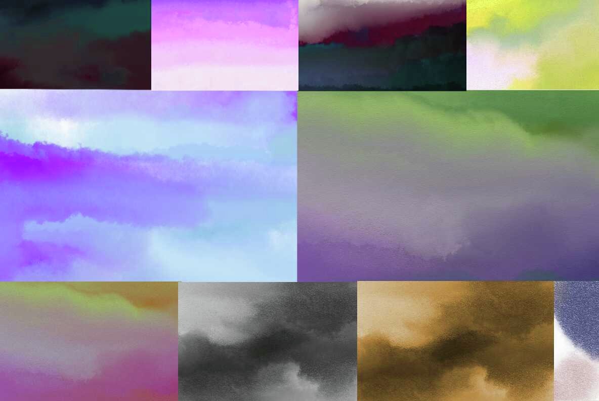 60 Watercolor Abstract Backgrounds 4