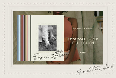 Embossed Papers  Frames