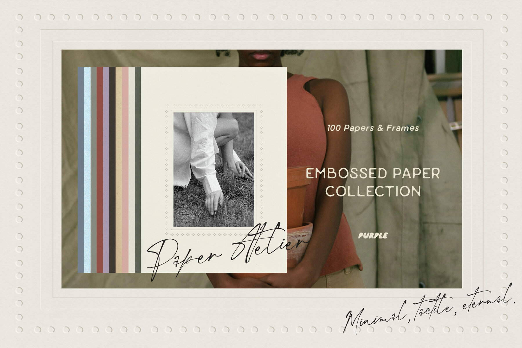 Embossed Papers   Frames 1