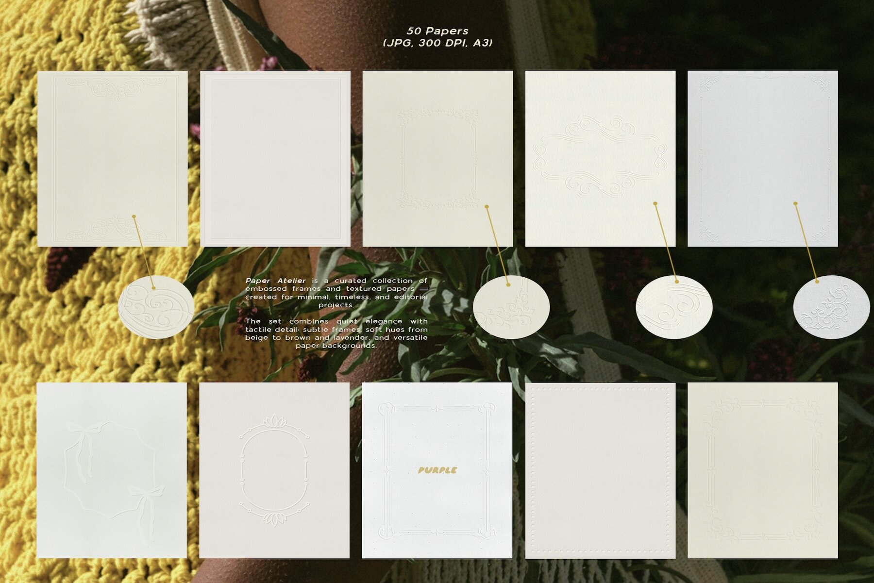 Embossed Papers   Frames 11