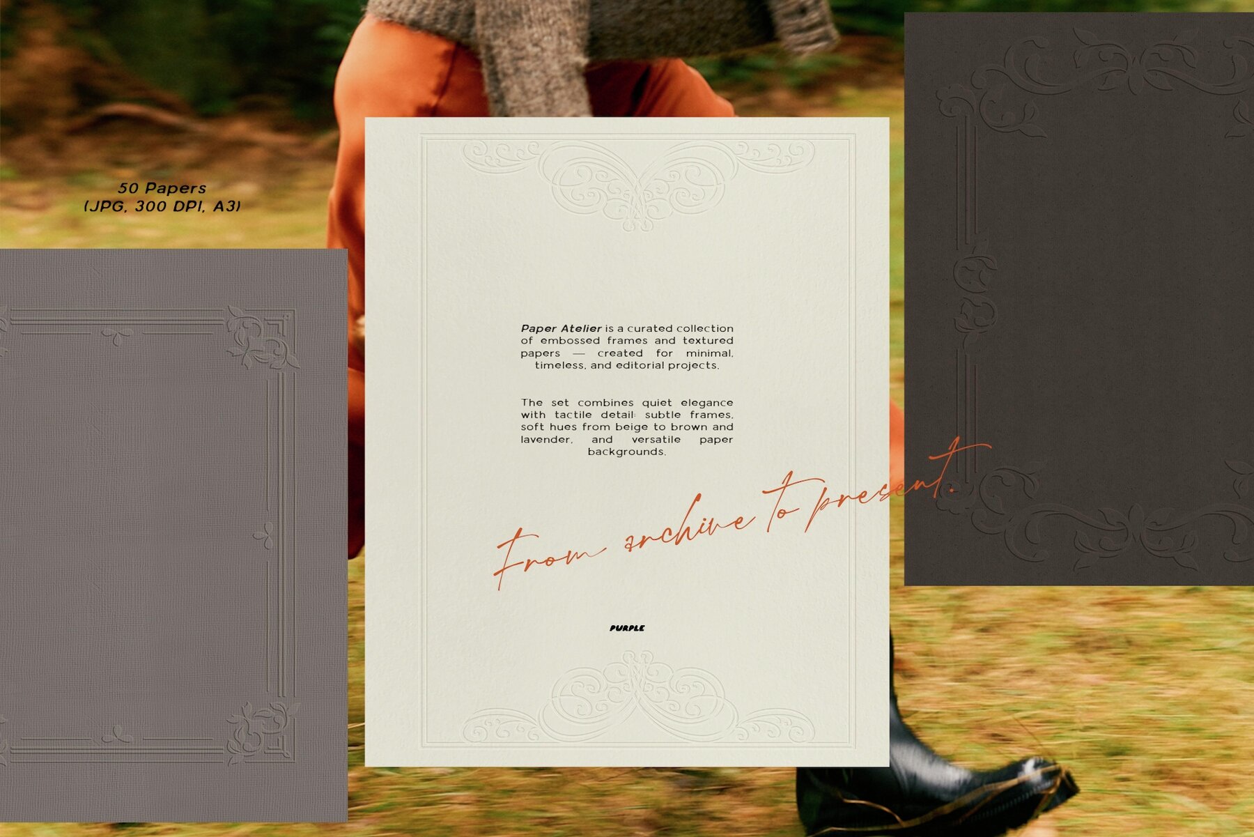 Embossed Papers   Frames 14