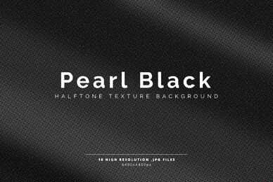 Pearl Black Halftone Texture Background