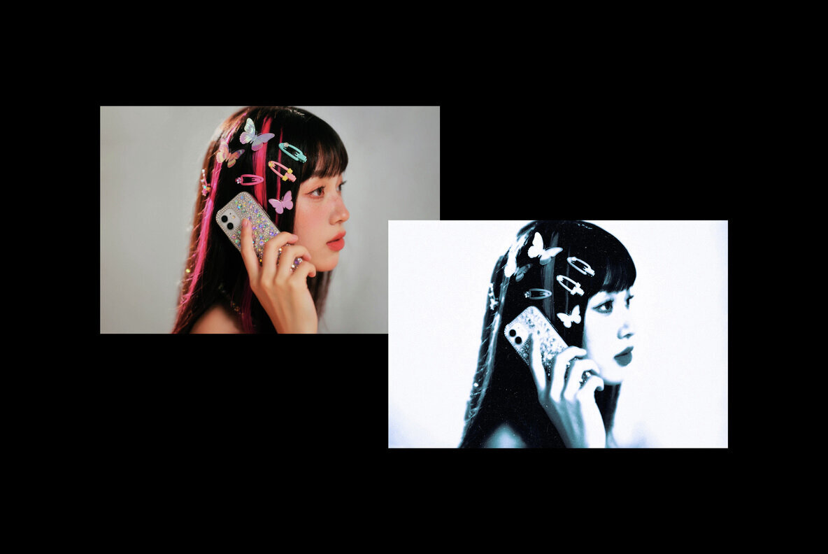 Y2K Frozen Photo Effect 2