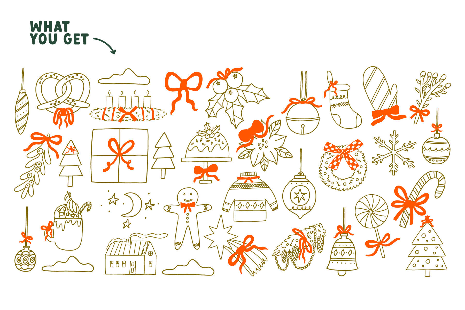 Christmas Advent Calendar Elements 3