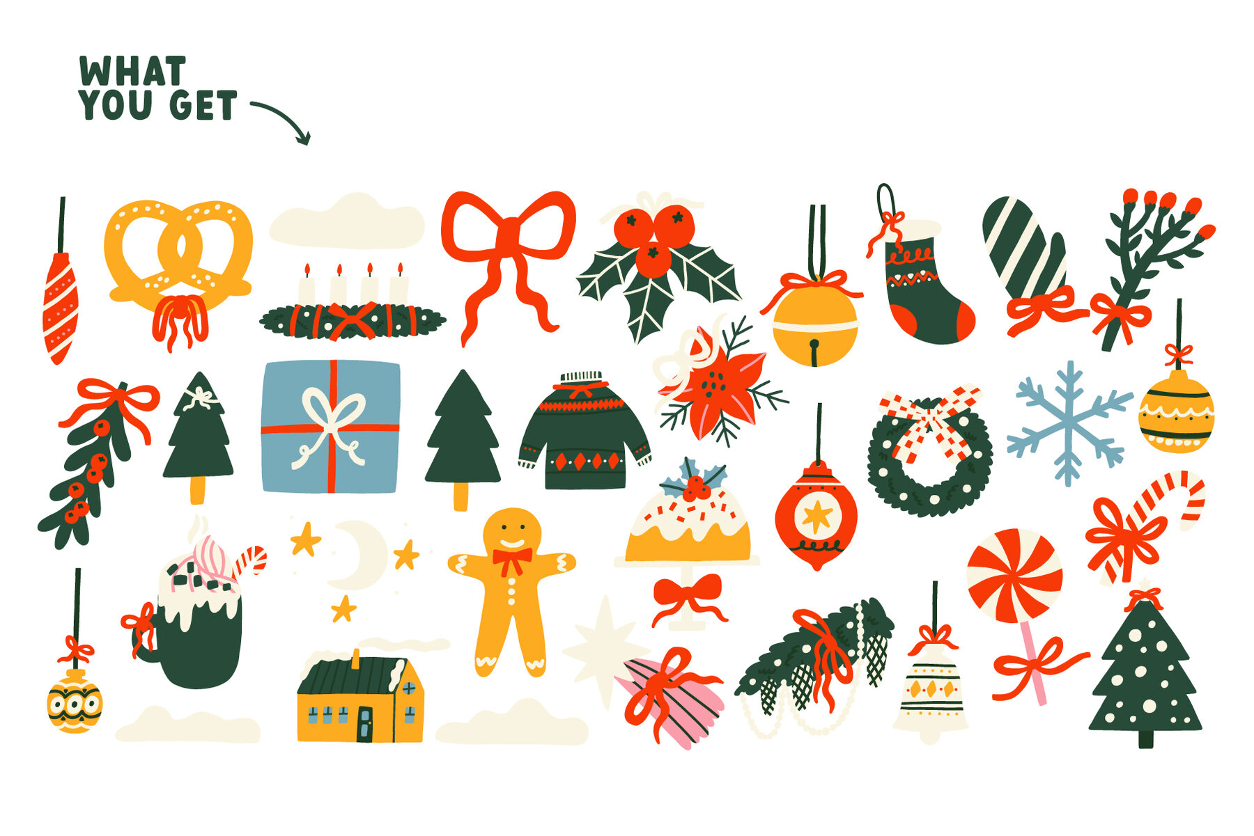 Christmas Advent Calendar Elements 4