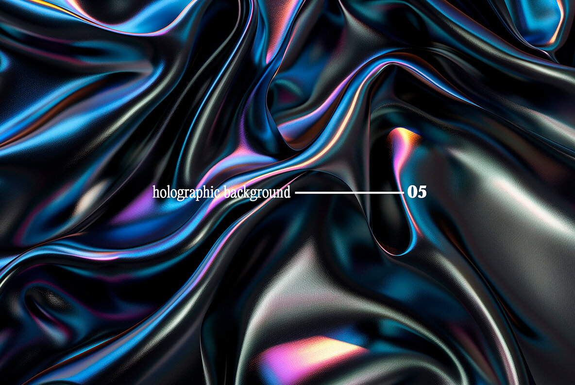 Iridescent Noir     Dark Holographic Backgrounds 6