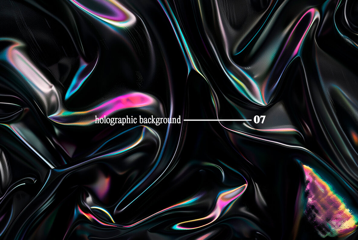 Iridescent Noir     Dark Holographic Backgrounds 8