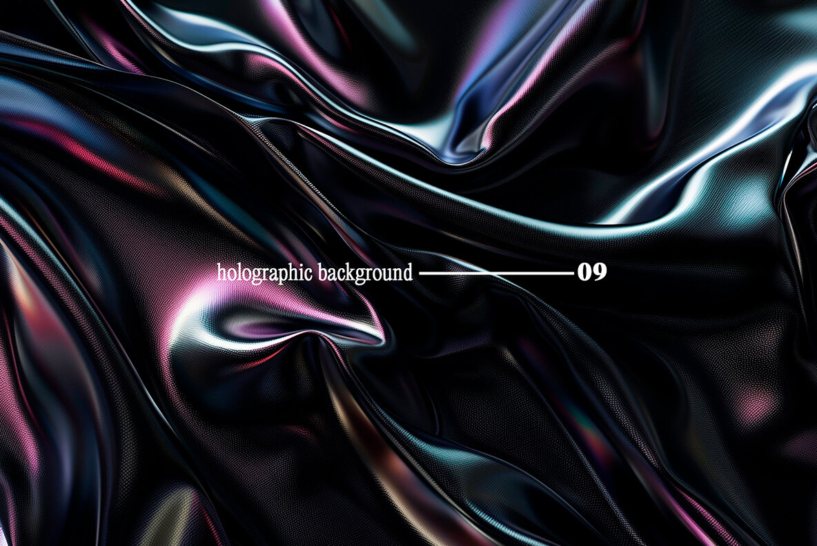 Iridescent Noir     Dark Holographic Backgrounds 10