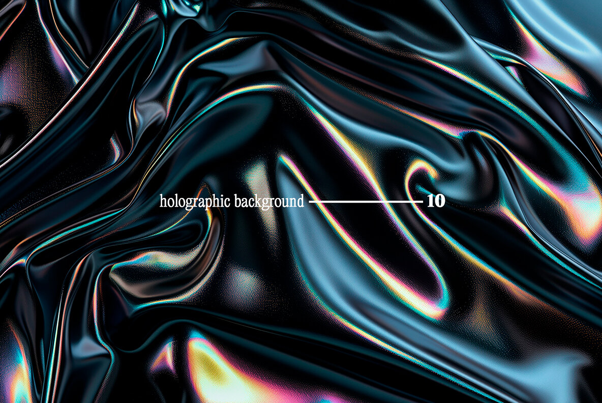 Iridescent Noir     Dark Holographic Backgrounds 11