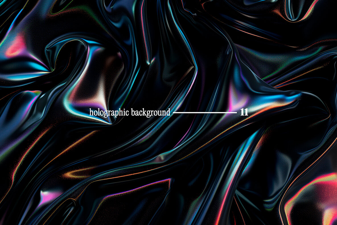 Iridescent Noir     Dark Holographic Backgrounds 12