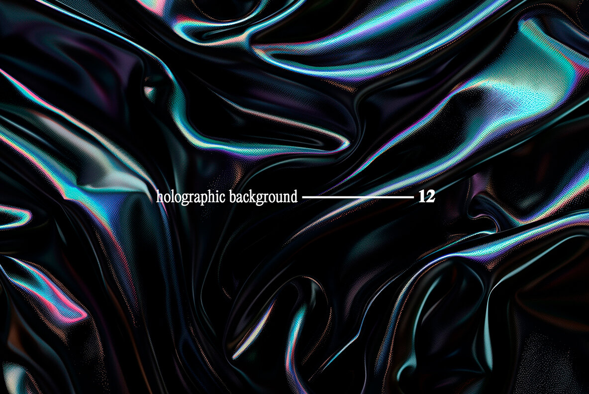 Iridescent Noir     Dark Holographic Backgrounds 13