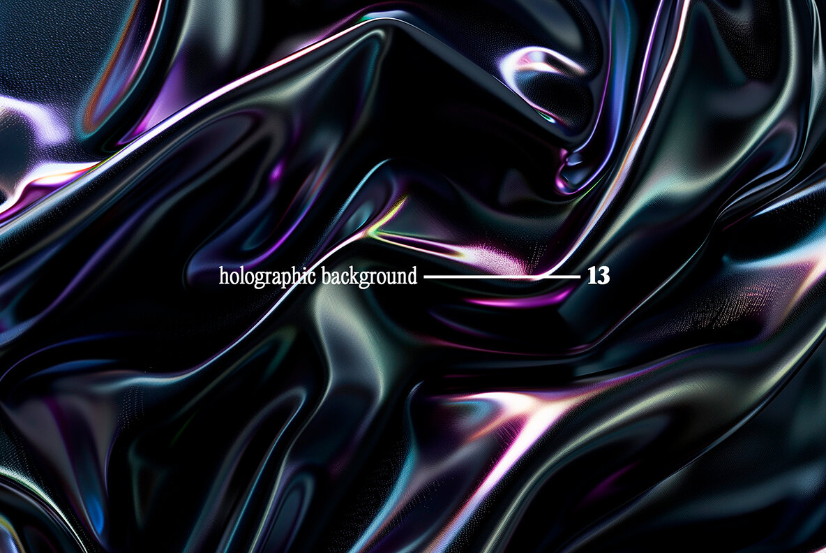 Iridescent Noir     Dark Holographic Backgrounds 14