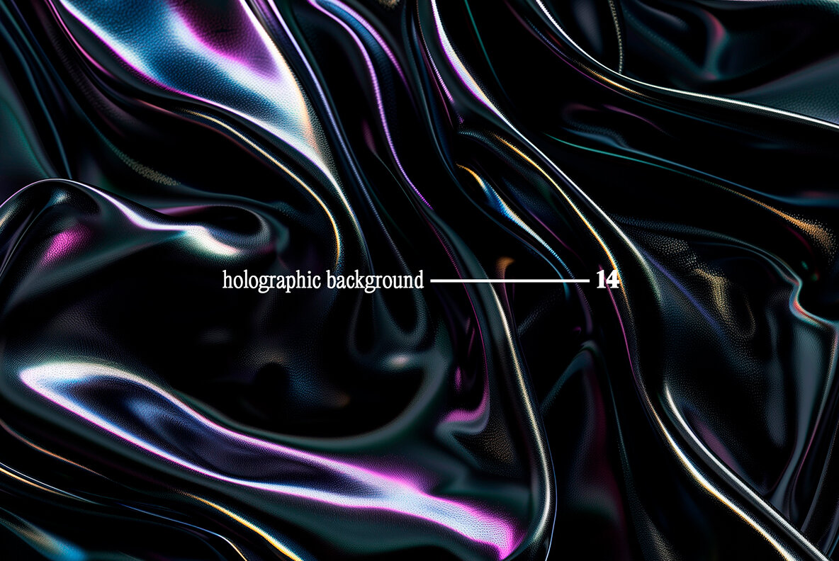 Iridescent Noir     Dark Holographic Backgrounds 15
