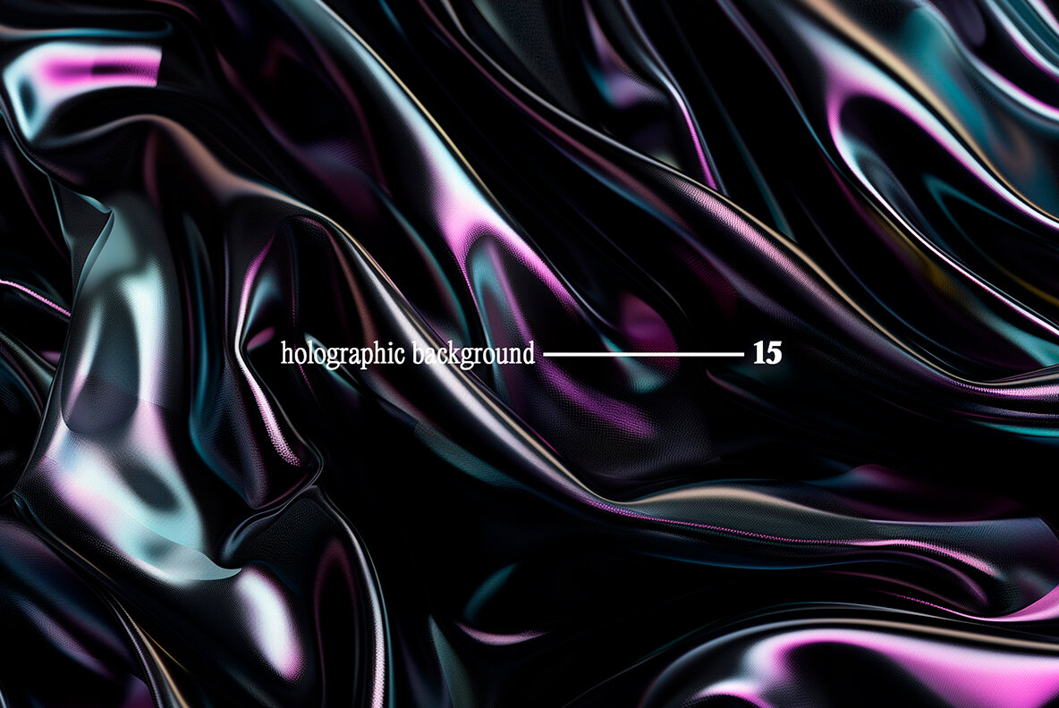 Iridescent Noir     Dark Holographic Backgrounds 16