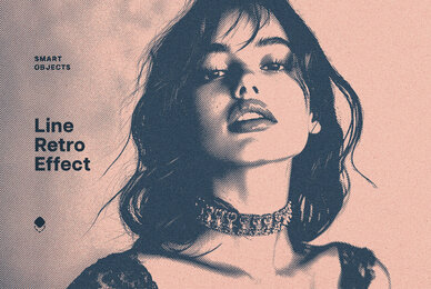 Engraved Line Photo Effect