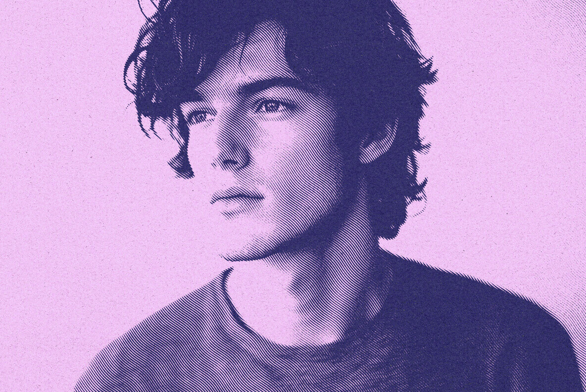 Engraved Line Photo Effect 2