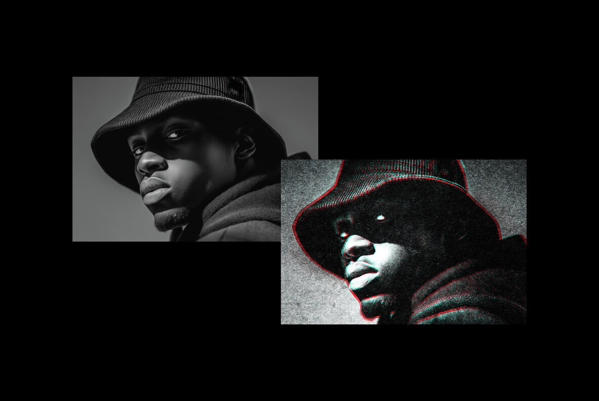 Color Glitch Photo Effect 2