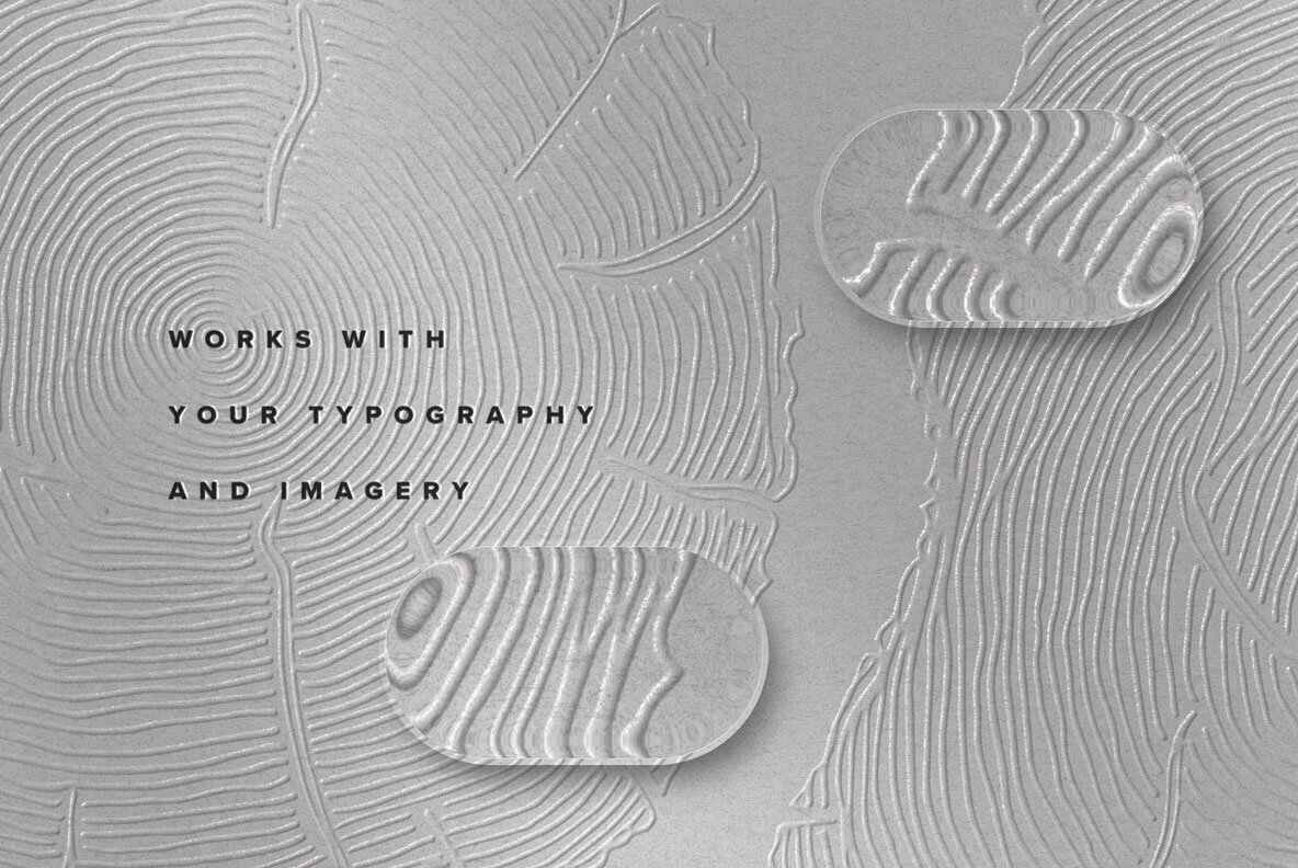 Letterpress Effect Mockup and Styles 2