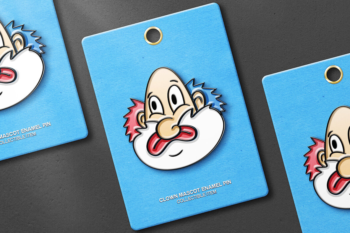 Enamel Pin Mockups 2