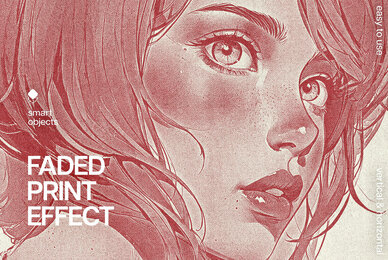 Faded Print Photo Effect