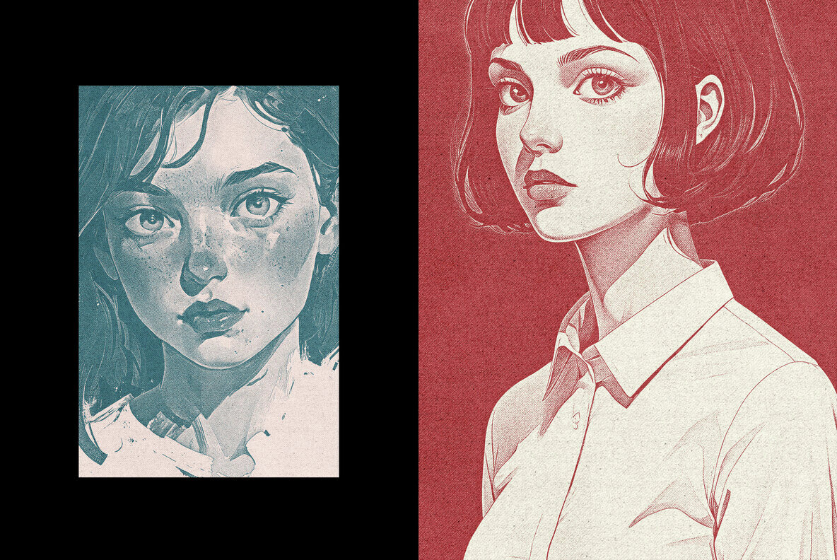 Faded Print Photo Effect 4