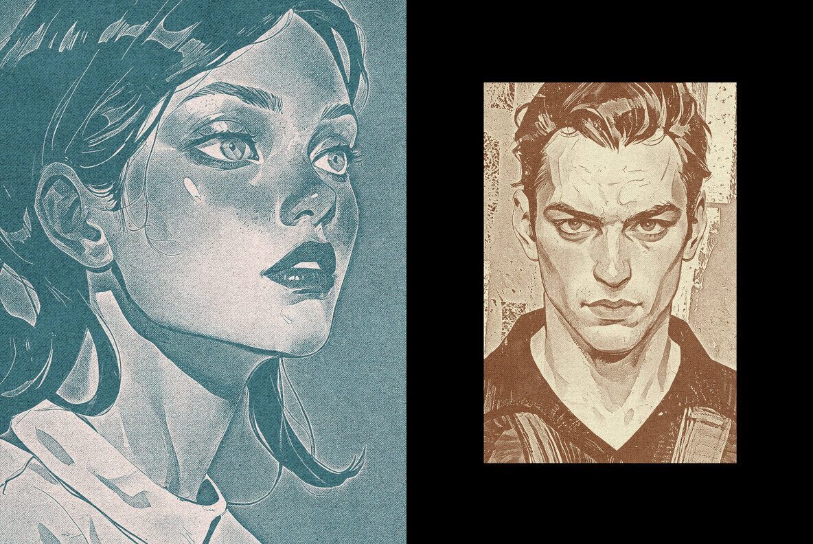 Faded Print Photo Effect 5