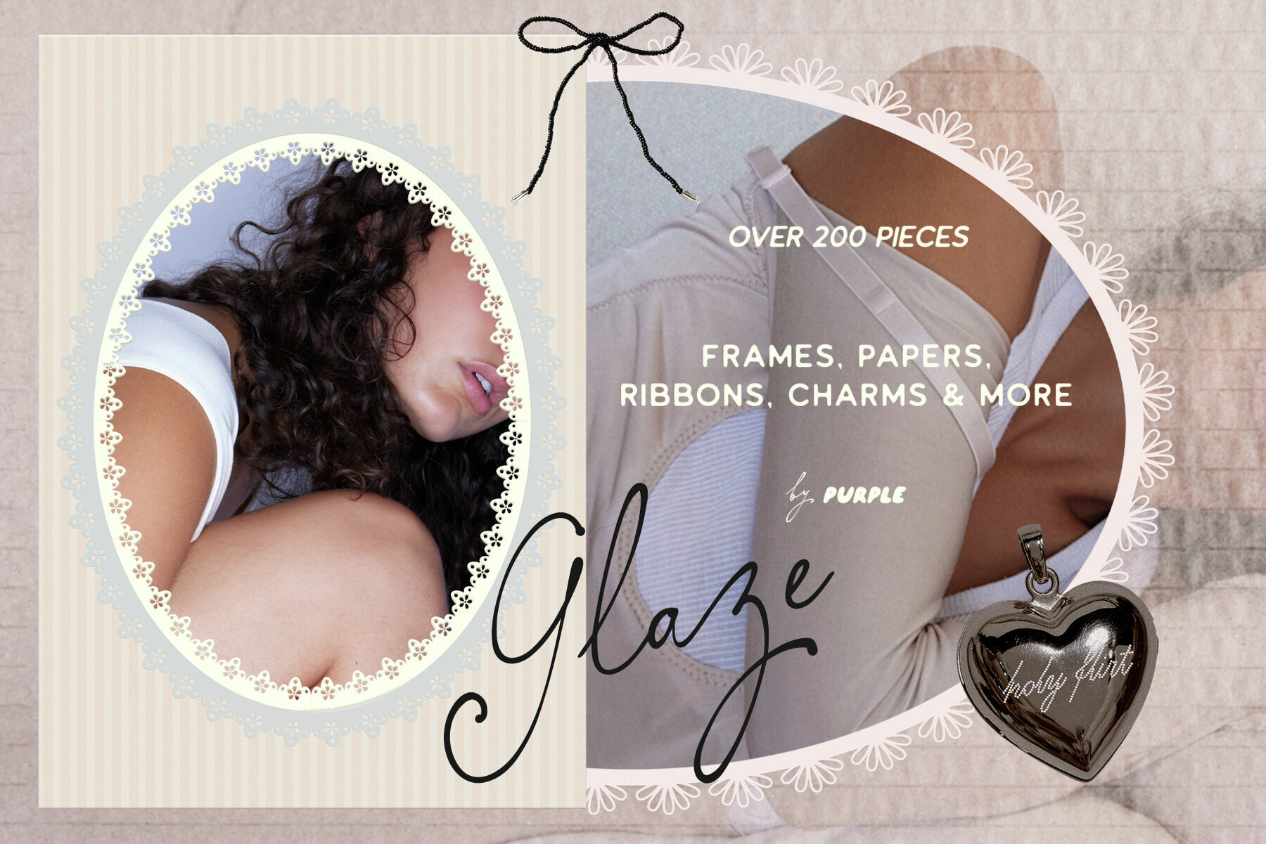 Glaze   Collage Kit with Frames 1