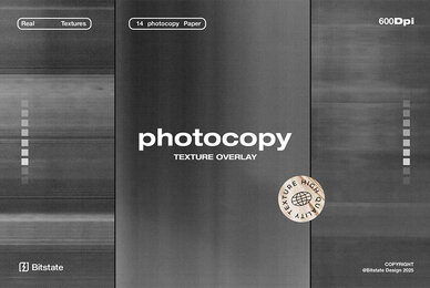 Photocopy Paper Texture Overlays
