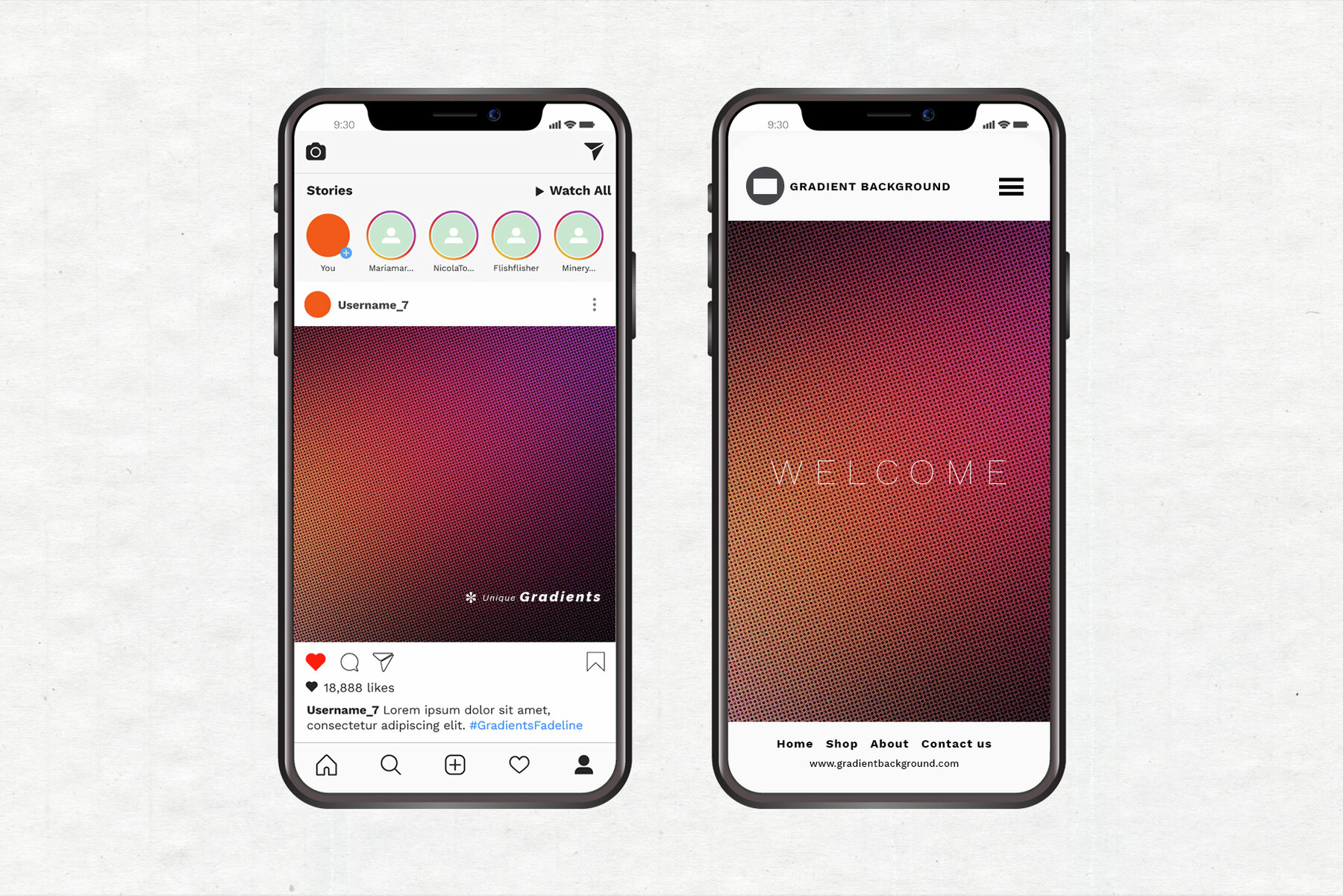 Mirage Halftone Gradient Texture Background 6