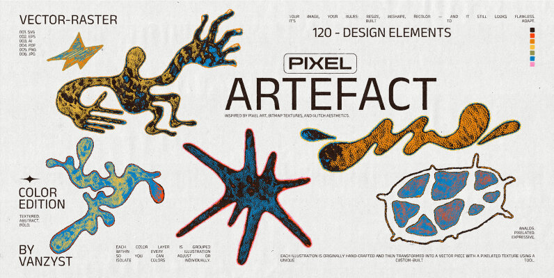 Pixel Artefact Color Edition