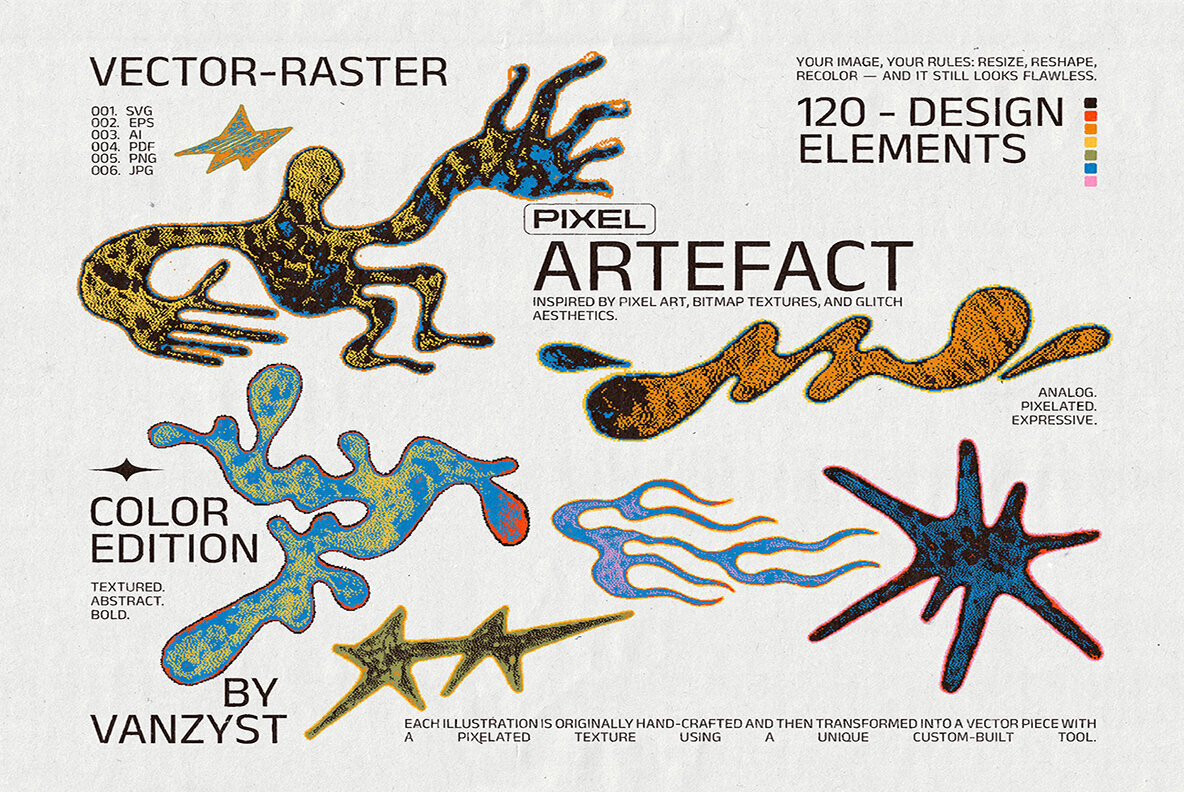 Pixel Artefact Color Edition 1